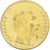 França, Napoleon III, 5 Francs, 1854, Paris, tranche lisse, Dourado, VF(30-35)