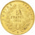 França, Napoleon III, 5 Francs, 1854, Paris, tranche cannelée, Dourado