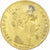 Francia, Napoleon III, 5 Francs, 1855, Paris, tranche cannelée, Oro, MB+
