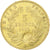 Francia, Napoleon III, 5 Francs, 1855, Paris, tranche cannelée, Oro, MB+