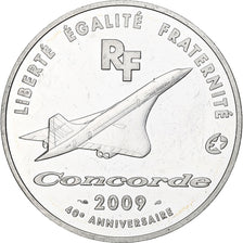 Francia, 10 Euro, Concorde, 2009, Monnaie de Paris, BE, SPL, Argento, KM:1596