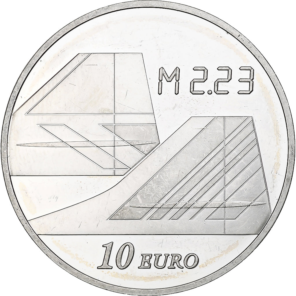 Francia, 10 Euro, Concorde, 2009, Monnaie de Paris, BE, SPL, Argento, KM:1596