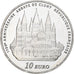 France, 10 Euro, Abbaye de Cluny, 2010, Monnaie de Paris, BE, MS(60-62), Silver