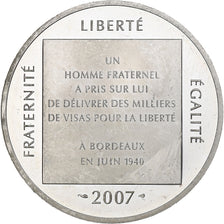 France, 10 Euro, Aristides de Sousa Mendes, 2007, Monnaie de Paris, BE