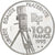 France, 100 Francs, Federico Fellini, 1995, Monnaie de Paris, BE, Silver