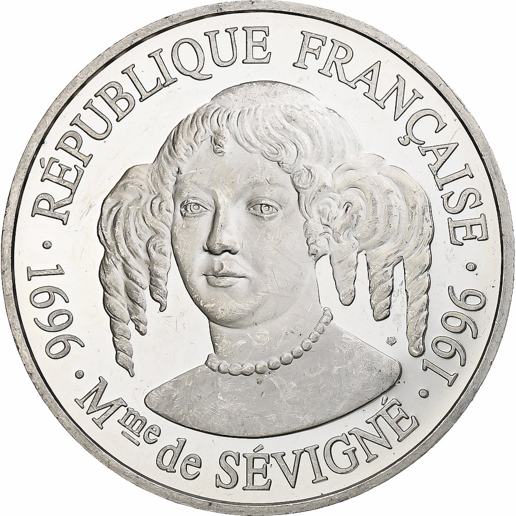 Francia, 100 Francs, Madame De Sevigné, 1996, Monnaie de Paris, BE, Argento