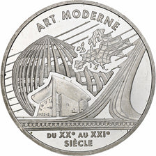 France, 6.55957 Francs, Art Moderne, 2000, Monnaie de Paris, BE, Silver