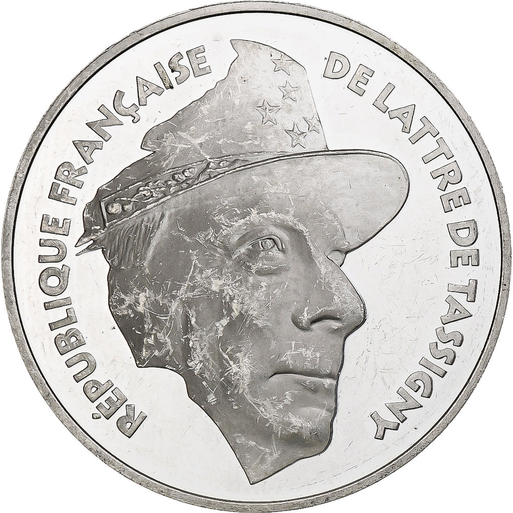 Frankreich, 100 Francs, De Lattre de Tassigny, 1994, Monnaie de Paris, BE