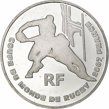 France, 1 1/2 Euro, Coupe du monde de rugby, 2007, Monnaie de Paris, BE, SUP+