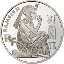 Frankreich, 10 Francs, Ramses II, 1998, Monnaie de Paris, BE, Silber, VZ+