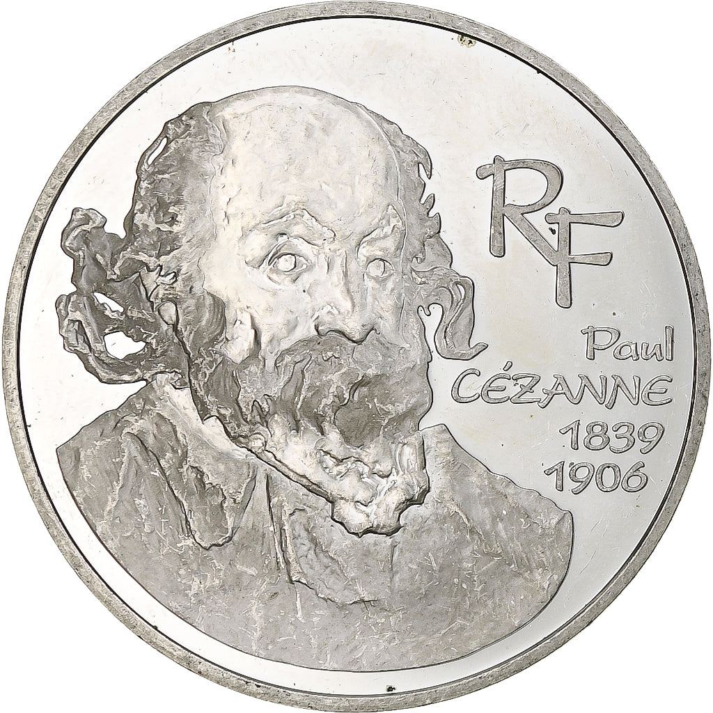Francia, 1 1/2 Euro, Paul Cézanne, 2006, Monnaie de Paris, BE, SPL, Argento