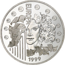 France, 6.55957 Francs, Europa, 1999, Monnaie de Paris, BE, Silver, MS(60-62)