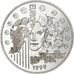 France, 6.55957 Francs, Europa, 1999, Monnaie de Paris, BE, Silver, MS(60-62)