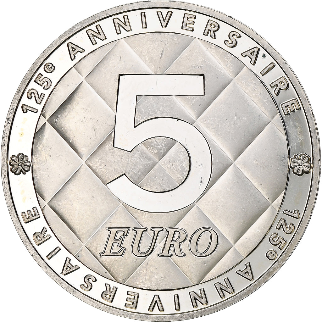 France, 5 Euro, Coco Chanel, 2008, Monnaie de Paris, BE, MS(60-62), Silver