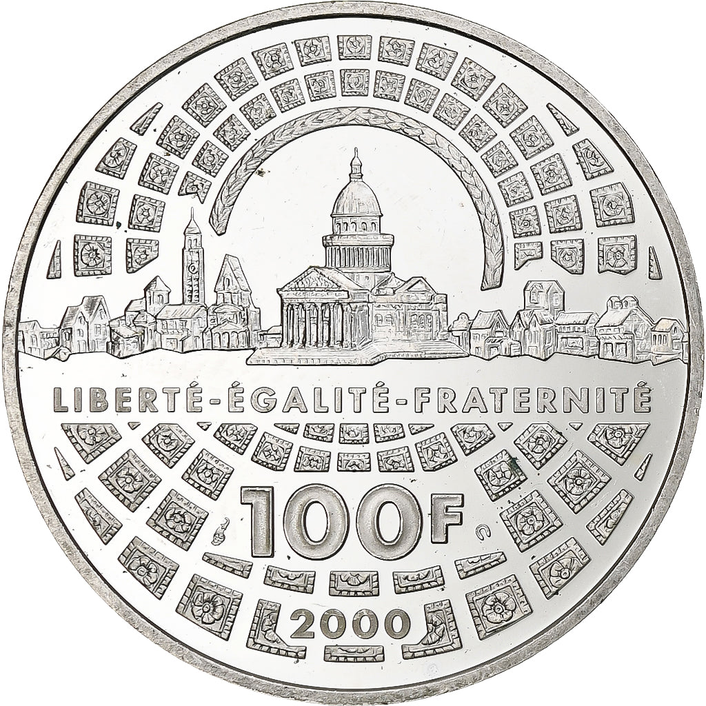 France, 100 Francs, Jacques-Germain Soufflot, 2000, Monnaie de Paris, BE