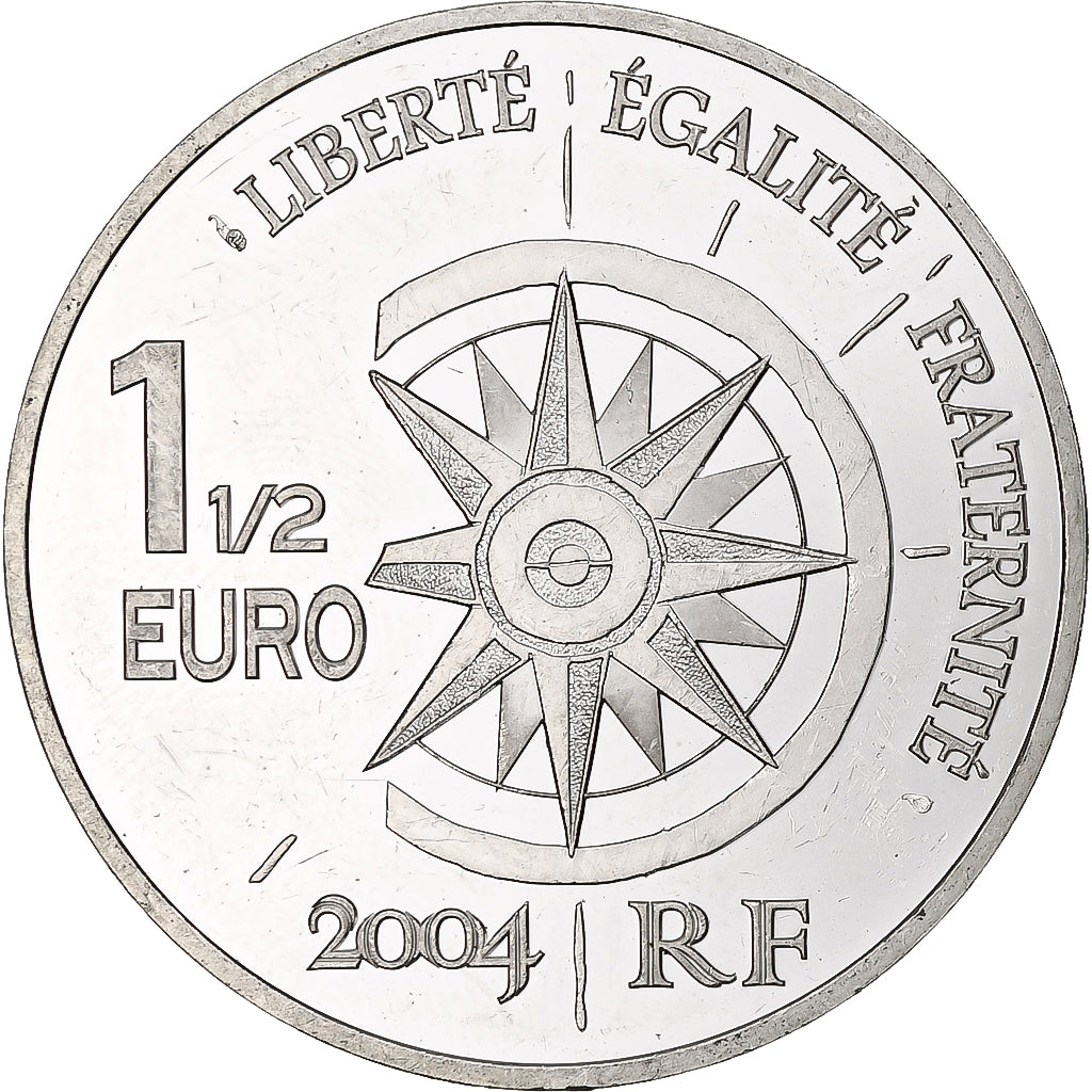 France, 1 1/2 Euro, Messageries maritimes, 2004, Monnaie de Paris, BU, SUP+