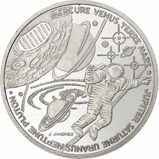 France, 10 Francs, Conquête de l'Espace, 2000, Monnaie de Paris, BE, Silver