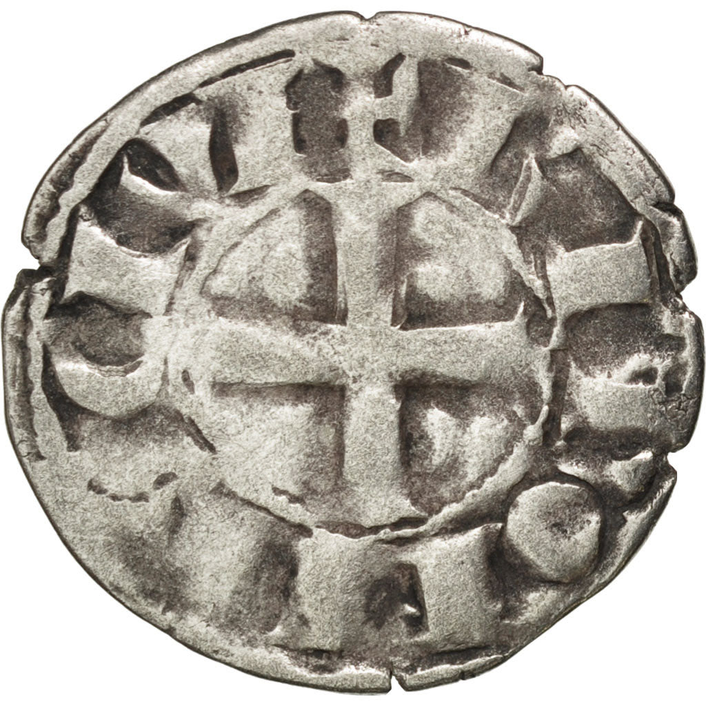 FRANCE, Denarius, Rennes, VF(30-35), Silver, Boudeau #29, 1.04
