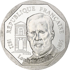 France, 100 Francs, Louis Pasteur, 1995, Monnaie de Paris, BE, Silver