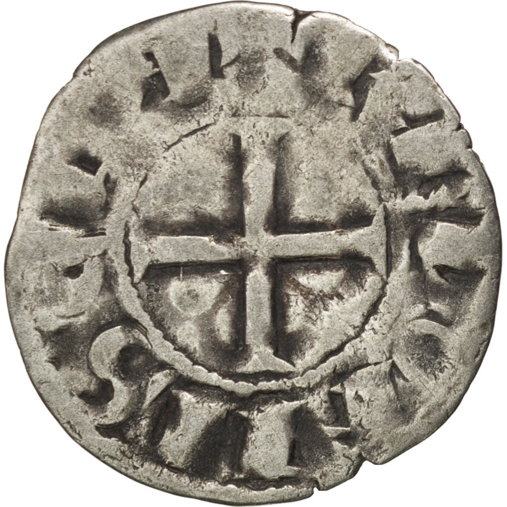 Coin, France, Denarius, Rennes, VF(30-35), Silver, Boudeau:29