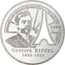 France, 10 Euro, Gustave Eiffel, 2009, Monnaie de Paris, BE, MS(60-62), Silver