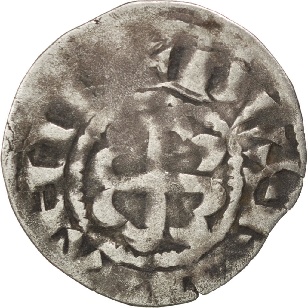 FRANCE, Denarius, Guingamp, VF(20-25), Silver, Boudeau #30, 0.93