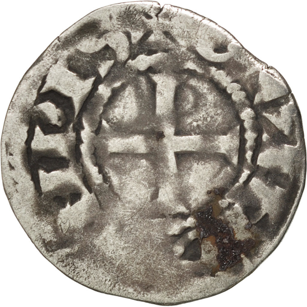 FRANCE, Denarius, Guingamp, VF(20-25), Silver, Boudeau #30, 0.93