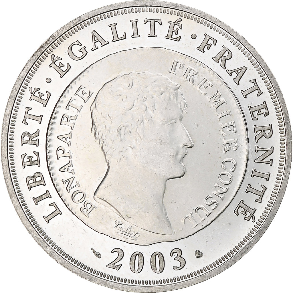 France, 1 1/2 Euro, Bicentenaire du franc germinal, 2003, Monnaie de Paris, BE