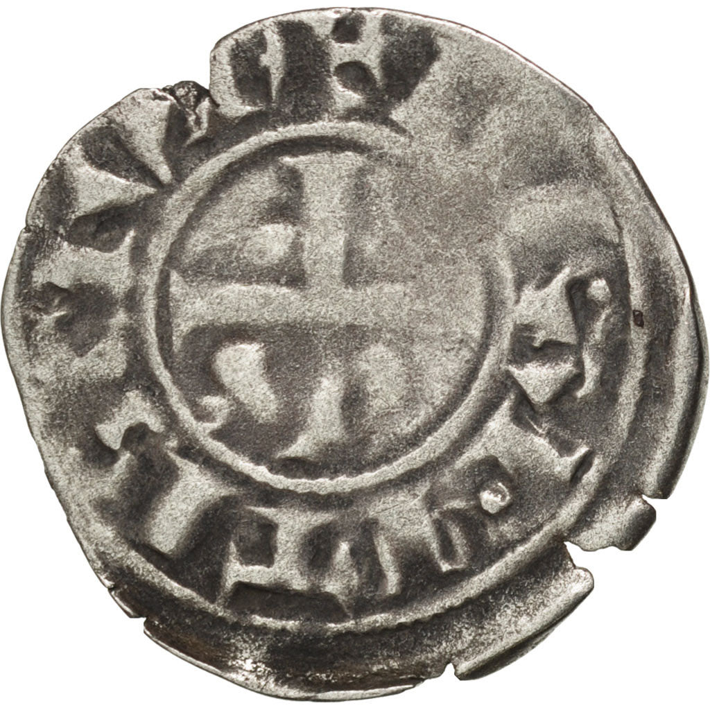 FRANCE, Denarius, Nantes, VF(20-25), Silver, Boudeau #28, 0.73