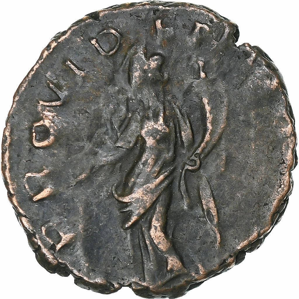 Divus Victorinus, Antoninianus, 271, Cologne, Billon, AU(50-53), RIC:88