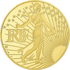Francia, Semeuse, 500 Euro, 2010, Monnaie de Paris, BE, FDC, Oro, KM:1642