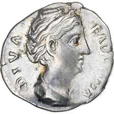 Diva Faustina I, Denarius, 141, Rome, Argento, BB, RIC:362