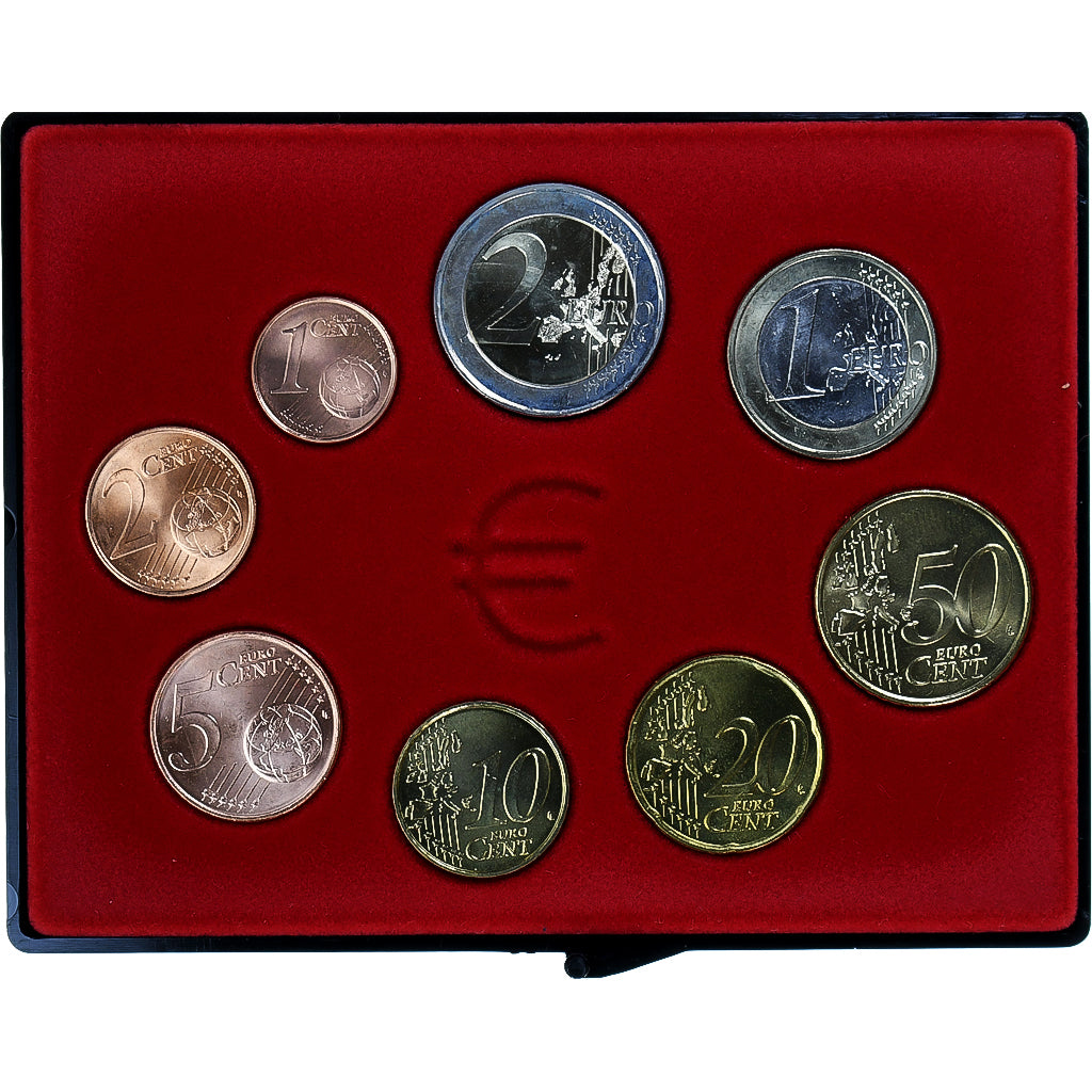 Greece, Plaquette 1c. à 2€, 2002, Athens, MS(65-70)