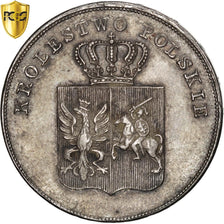 Poland, Nicholas I, 5 Zlotych, 1831, Warsaw, KM:124, PCGS AU55