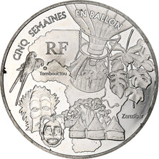 France, 1 1/2 Euro, Jules Verne, 2006, Monnaie de Paris, BE, MS(60-62), Silver