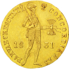 POLAND, Dukat, 1831, Varsovie, KM #125, MS(60-62), Gold, 21.4, 3.49