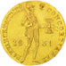 POLAND, Dukat, 1831, Varsovie, KM #125, MS(60-62), Gold, 21.4, 3.49
