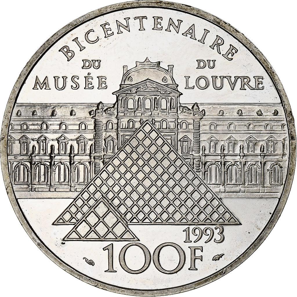 Frankreich, 100 Francs, Liberté guidant le peuple, 1993, Monnaie de Paris, BE