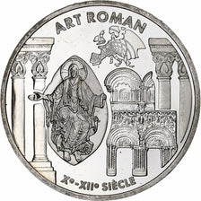 France, 6.55957 Francs, Art Roman, 1999, Monnaie de Paris, BE, Silver