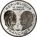 França, 100 Francs, Traité de l'Elysée, 1994, Monnaie de Paris, BE, Prata