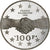 Francja, 100 Francs, Traité de l'Elysée, 1994, Monnaie de Paris, BE, Srebro