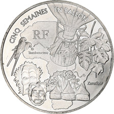 France, 1 1/2 Euro, Jules Verne, 2006, Monnaie de Paris, BE, SUP+, Argent