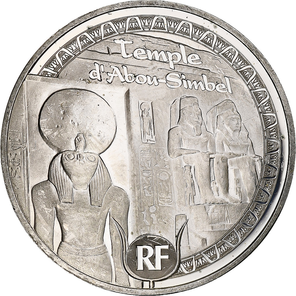 France, 10 Euro, Temple d'Abou-Simbel, 2012, Monnaie de Paris, BE, MS(60-62)