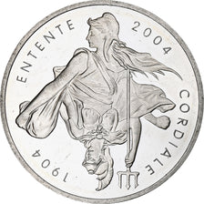 Frankreich, 1 1/2 Euro, Entente cordiale, 2004, Monnaie de Paris, BE, VZ+