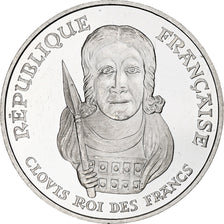 France, 100 Francs, Clovis, 1996, Monnaie de Paris, BE, Silver, MS(60-62)
