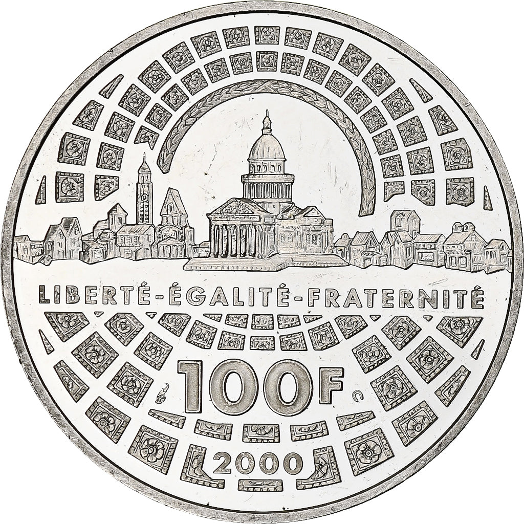 France, 100 Francs, Jacques-Germain Soufflot, 2000, Monnaie de Paris, BE