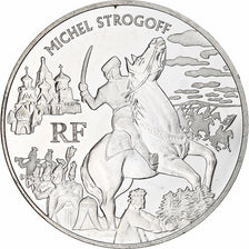 France, 1 1/2 Euro, Jules Verne, 2006, Monnaie de Paris, BE, MS(60-62), Silver