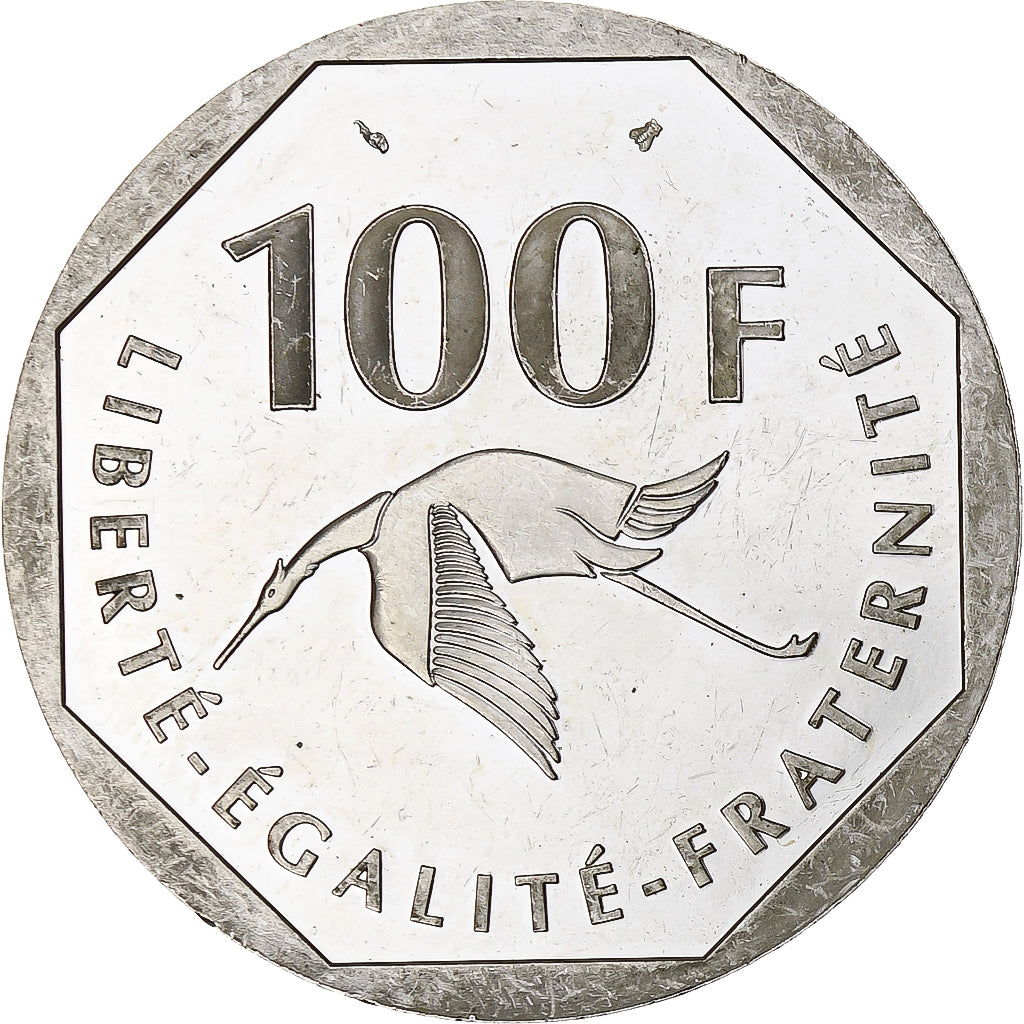 Francia, 100 Francs, Georges Guynemer, 1997, Monnaie de Paris, BE, Argento, SPL