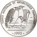 France, 100 Francs, Jules Dumont d'Urville, 1992, Monnaie de Paris, BE, Silver