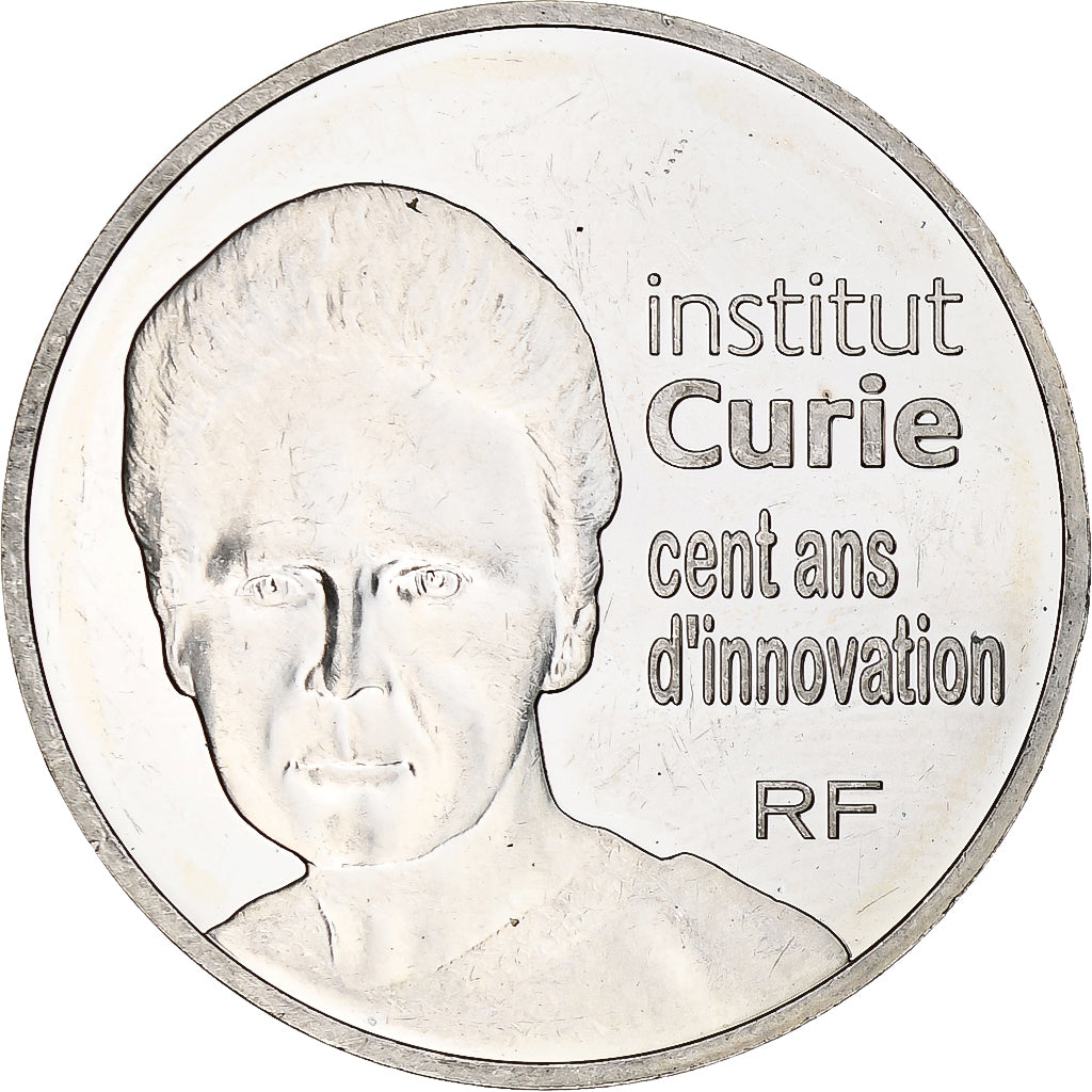 Francia, 10 Euro, Institut Curie, 2009, Monnaie de Paris, BE, SPL, Argento